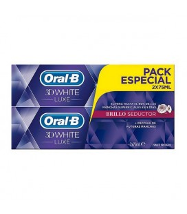 Dentifrice Anti-Taches 3d White Luxe Oral-B (2 uds)