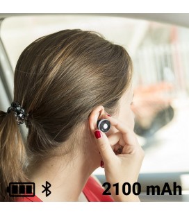Chargeur USB pour Voiture avec Écouteurs Mains Libres 2100 mAh Bluetooth 145527
