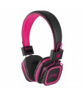 Casques Bluetooth avec Microphone NGS PINK ARTICA JELLY MicroSD Noir Rose