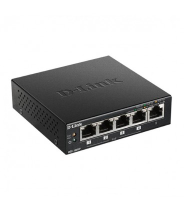 Switch D-Link DGS-1005P LAN PoE Noir