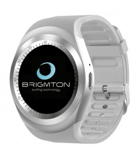 Smartwatch avec Podomètre BRIGMTON BT7 1,3"" 32 MB 280 mAh Bluetooth Blanc