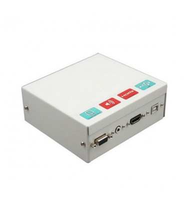 Boîte de Connexion pour Tableau Intéractif Traulux TCCB5M HDMI VGA 3,5 mm USB Métal