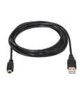Câble USB 2.0 A vers Mini USB B NANOCABLE 10.01.0402 1,8 m Noir
