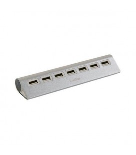 Hub USB CoolBox COOHU7ALU2 Aluminium (7 ports)