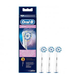 Rechange brosse à dents électrique Oral-B 224144 Ultra Sensitive Blanc