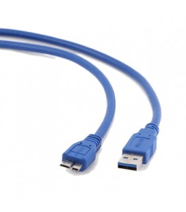 Câble USB 3.0 A vers Micro USB B GEMBIRD CCP-mUSB3-AMBM-10 3 m Bleu
