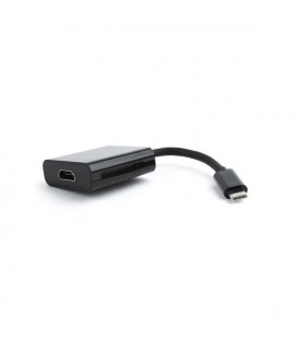Adaptateur USB C vers HDMI GEMBIRD A-CM-HDMIF-01 15 cm Noir